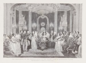 Viktória királyi hercegnő keresztelője alkotó: Charles Robert Leslie