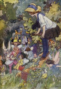 Bepillantás a tündérmesék földjébe (színes litó) alkotó: Charles Robinson