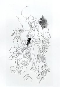 Kertész dolgozik alkotó: Charles Robinson