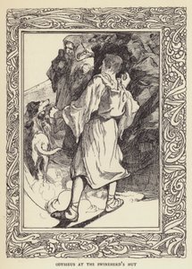 Odüsszeusz a sertéspásztorok kunyhójában alkotó: Sir John Charles Robinson