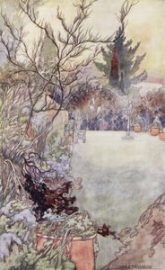 Szentimentális kertünk: A magyalfa (színes litó) alkotó: Charles Robinson