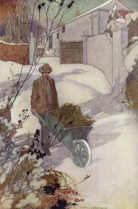 Szentimentális kertünk: Tél (színes litó) alkotó: Charles Robinson