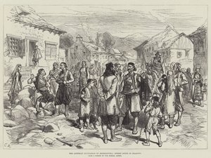 Hercegovina osztrák megszállása, Grahovo utcai jelenete alkotó: Sir John Charles Robinson
