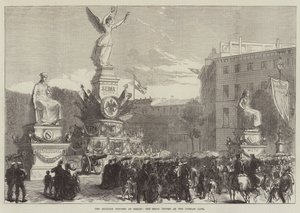 A katonai diadal Berlinben, a szedán trófea a potsdami kapunál