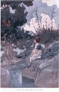 A tölgy megmarta a Willow-t, 1930-as évek alkotó: Charles Robinson