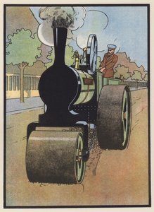 Az úthenger a munkahelyen alkotó: Charles Robinson