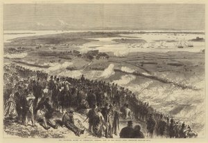 Önkéntes szemle Portsmouthban, A csata általános képe a Portsdown Hillről