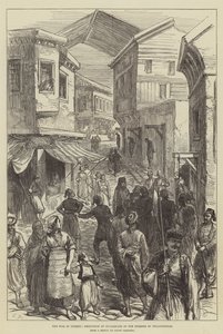 The War in Turkey, Execution of Bulgarians in the Streets of Philippopolis  alkotó: Sir John Charles Robinson