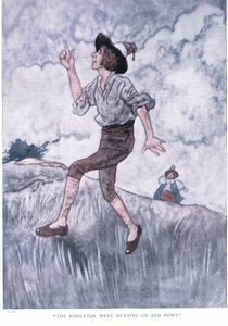 Az egyszerű ember fel-alá járt vadászni, az 1930-as években alkotó: Charles Robinson