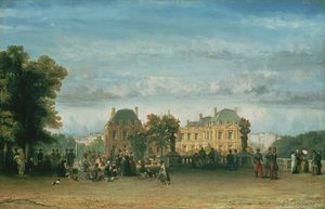 A Luxembourg-kertek, 1849 (panel)