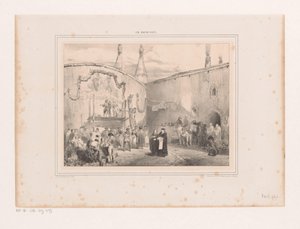 Előkészületek egy bulira Les preparatifs pour la fete alkotó: Charles Rochussen