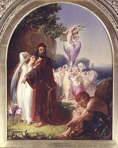 Prospero és Miranda alkotó: Charles Rolt