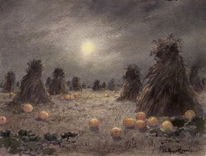 Autumn Harvest by Moonlight (wc papíron)
