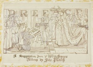 A Whitefriars küldöttsége alkotó: Charles Samuel Keene