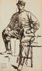 Charles Keene önkéntesként alkotó: Charles Samuel Keene