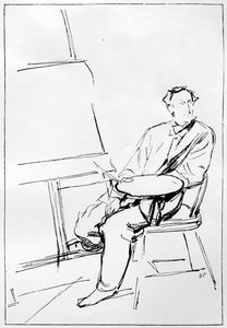 John Everett Millais 1829-1896, brit művész, 1898.