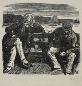 Lady Nelly – a flört, 1869. alkotó: Charles Samuel Keene