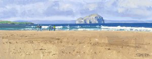 Bass Rock, Belhaven, 2015 (olaj, vászon) alkotó: Charles Simpson