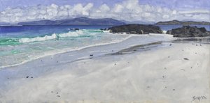 Beach Rocks, Iona, 2016 (olaj, vászon) alkotó: Charles Simpson