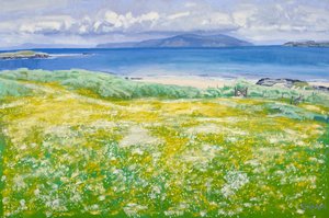 Machair, North End Iona, 2015 (olaj, vászon) alkotó: Charles Simpson