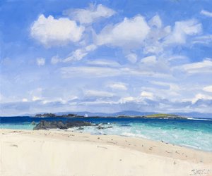 Nyári égbolt, Iona, 2015 (olaj, vászon)