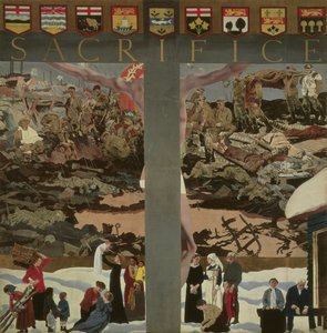 Áldozat, 1918 körül (olaj)