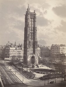 A Tour St. Jacques La Boucherie Párizsban, kb. 1867.