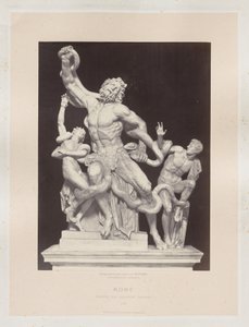 Róma: Laocoon Vatikáni Csoport, c. 1860.