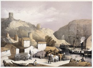 Balaclava kikötője „” Sebastopolban” – Ch. Hardinge. Litho, Vincent Brooks, d. London 1855 Henry Graves.