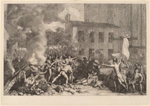 A Bastille megtámadása, 1789. július 14 alkotó: Charles Thevenin