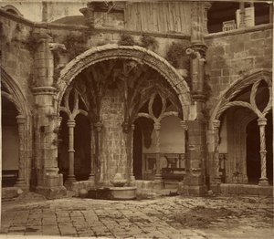 [A csend kolostorudvara, Santa Cruz de Coimbra-kolostor] alkotó: Charles Thurston Thompson