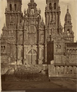 A spanyolországi Santiago de Compostela székesegyház nyugati homlokzata alkotó: Charles Thurston Thompson