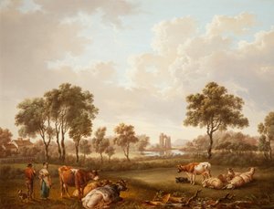 Táj figurákkal, 1812
