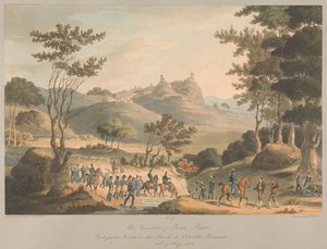 9. szám: Pina Macor határvidéke. Portugál csapatok menetelése Costello Branco felé, 1811. május 18.