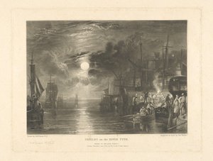Pajzsok a Tyne folyón alkotó: Charles Turner