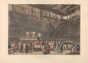 A Fives Court belső tere, Randall és Turner párbajozás közben