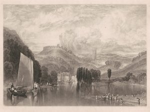 Totnes, a Dart-folyó partján alkotó: Charles Turner