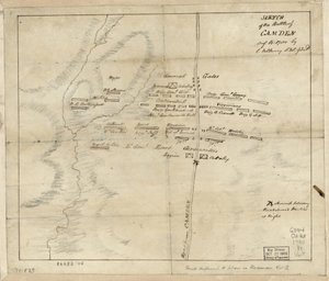 Battle of Camden, Augt. 16 alkotó: Charles Vallancey