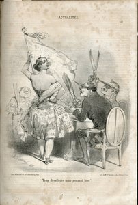 Illusztráció: Charles Vernier (? -1887) a Le Charivariban alkotó: Charles Vernier