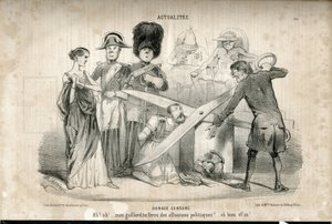 Illusztráció: Charles Vernier (? -1887) a Le Charivariban alkotó: Charles Vernier