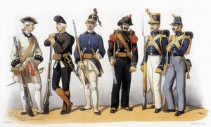A francia hadsereg egyenruhája: Korzikai csapatok