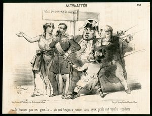 Le Charivari, Szatirikus fekete-fehérben alkotó: Charles Vernier