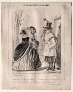 A franciák maguktól felvázolták: Vikomt, te nagyon csúnya vagy!..., 1840. alkotó: Charles Vernier