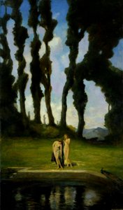 A fürdő után, 1910.
