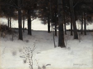 Woods in Winter, 1886.