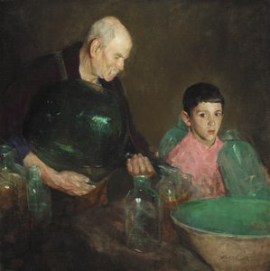 Olajfinomítás, 1910 körül alkotó: Charles Webster Hawthorne