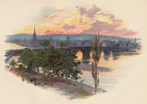 Perth, Bridge Endből, 1907, 1890