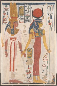 Nefertari királynőt Isis vezeti, kb. i.e. 1279-1213