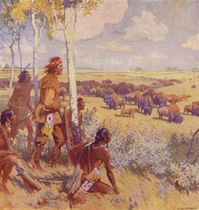 Kelsey meglátja a Buffalót (színes litó)