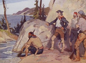 Mackenzie a Csendes-óceánon az Overland Route mellett (színes litó)